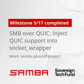 Samba STF Projekt: Meilenstein 5 abgeschlossen