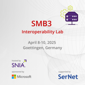 Teaser SNIA SMB3 IO Lab EMEA