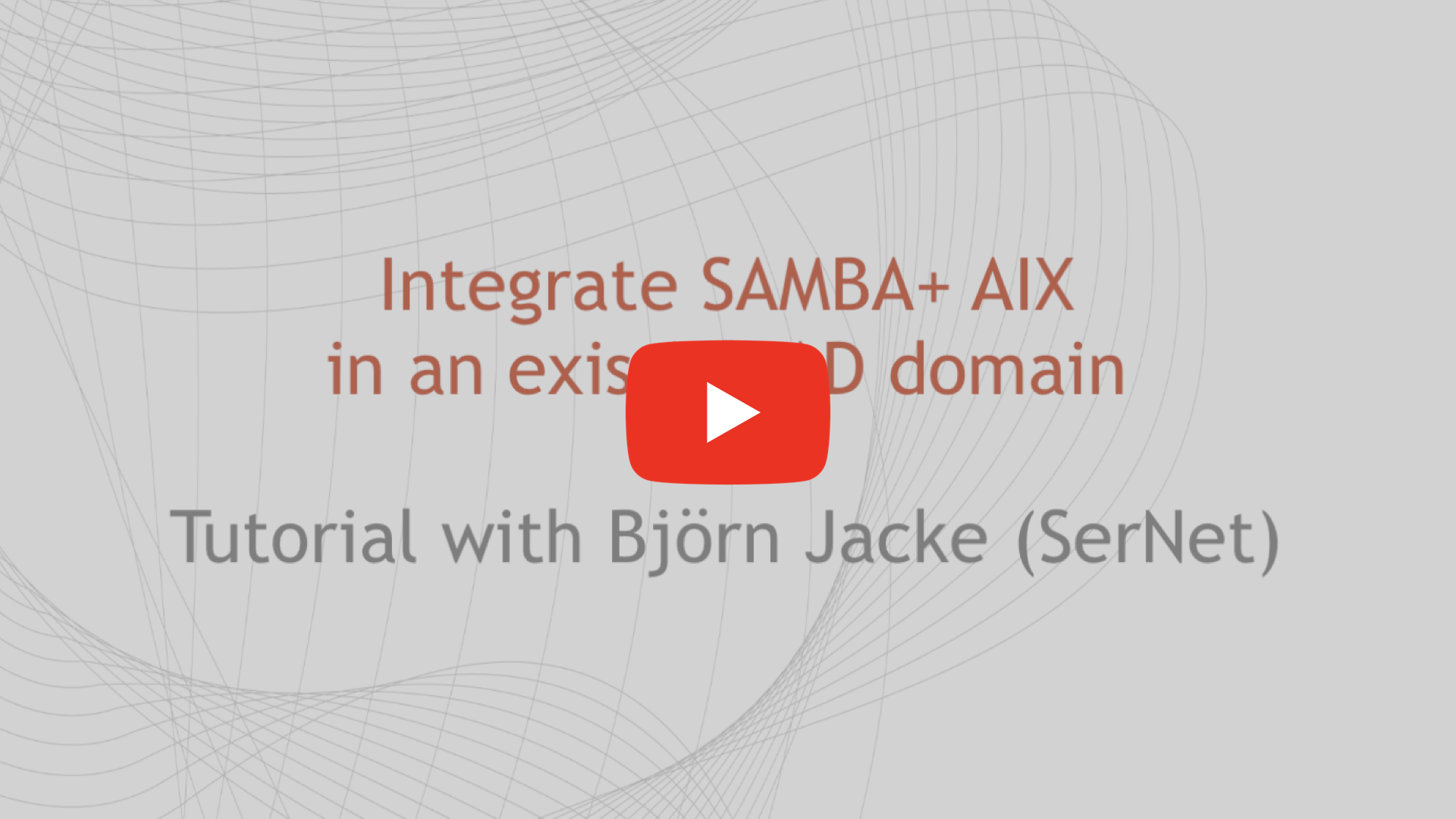 Play-Button AIX-Tutorial